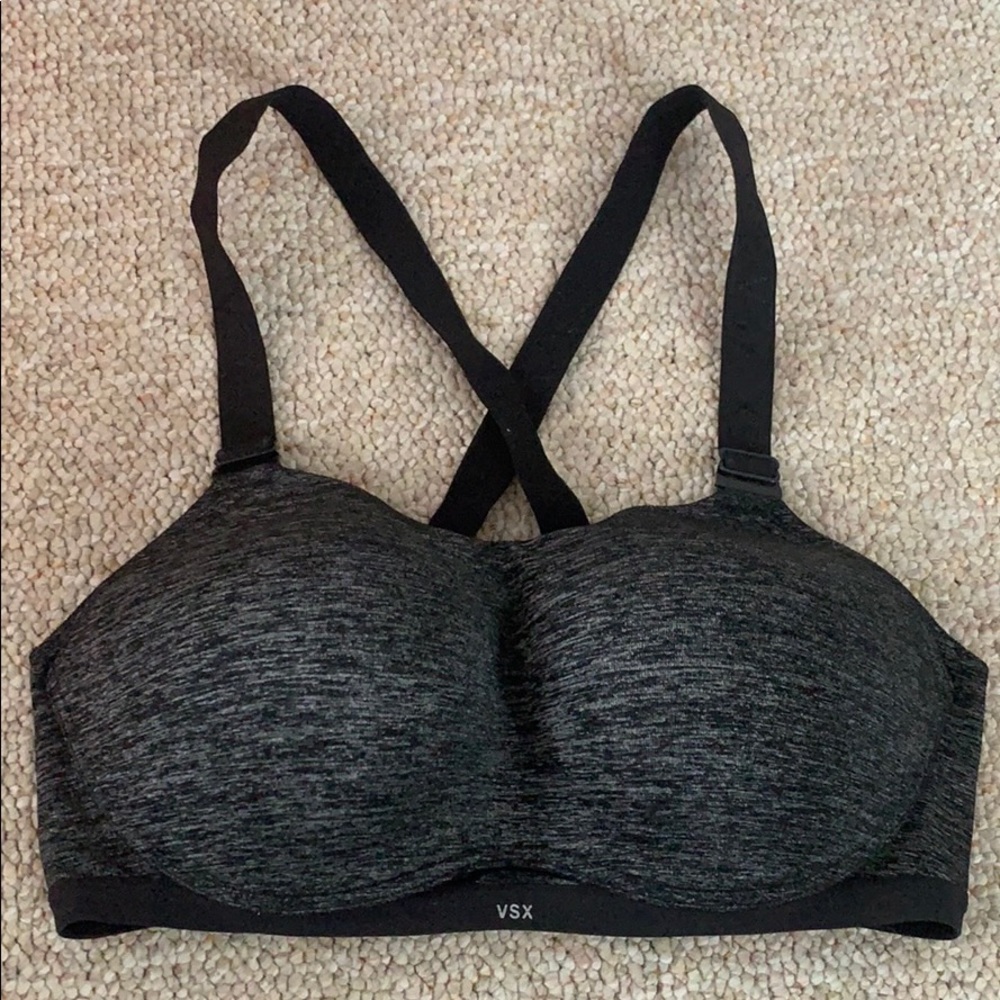VICTORIAS SECRET RACERBACK PADDED SPORTS BRA